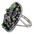 Turquoise And Sterling Silver Eagle Ring Size 7 RX80563